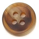 Brown Horn Button