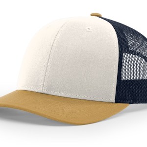 Cream / Navy / Amber Gold