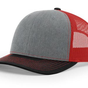 Heather / Red / Black