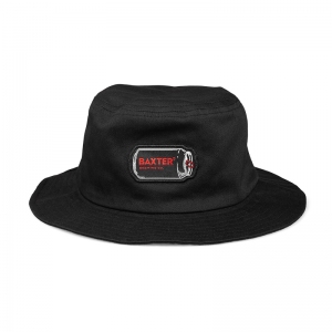 Baxter_Bucket-Hat_Logo-Patch_Black_Front