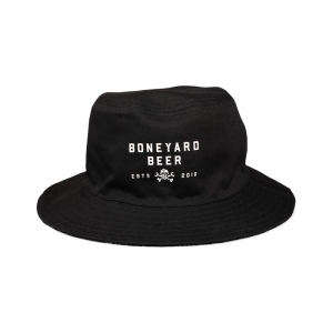Boneyard_Reversible-Bucket-Hat_Embroidered-Logo_Black_Outside