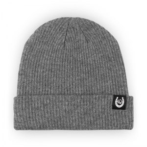 High-West_9900-Merino-Wool-Beanie_Woven-Logo-Flag-Tag_Charcoal_Front