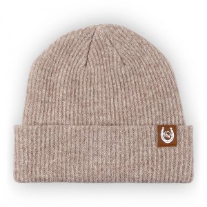 High-West_9900-Merino-Wool-Beanie_Woven-Logo-Flag-Tag_Saddle_Front