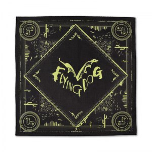Flying Dog bandanas with water based inks.