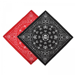 Boneyard custom pattern bandanas.