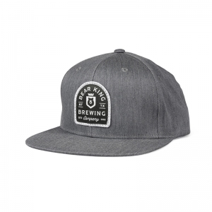 Emblem-Headwear_4550-Flat-Bill-Classic_Bear-King_Heather-Grey_Front