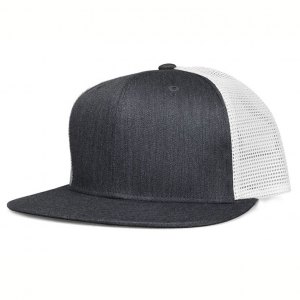Charcoal Heather-White