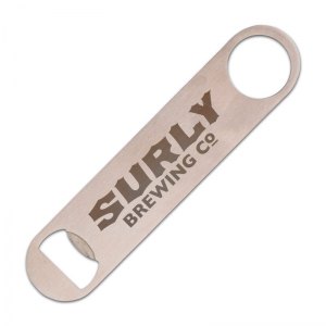 Surly laser engraved stainless paddle opener