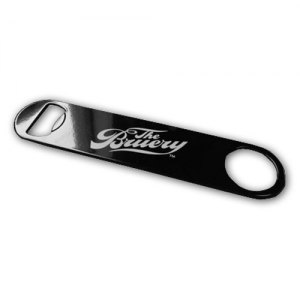 The Bruery black powder coated paddle opener
