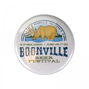 Boonville Beer Fest 1" round button.