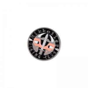 Mikkeller viking club lapel pin.