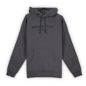 Deschutes_Pullover-Hoodie_Chest-Logo_Charcoal_Front