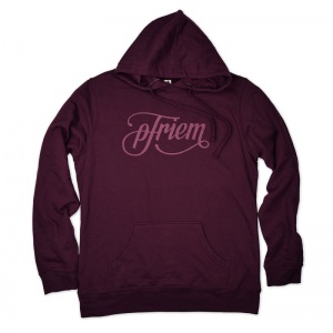 pFriem ladies hoodie with tonal print