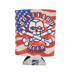 Boneyard full color sublimated foam coozie
