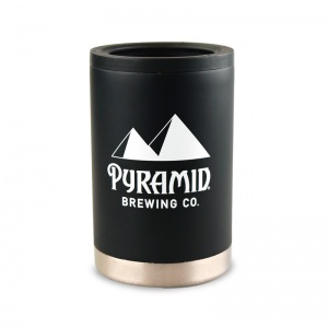 Pyramid stainless double wall  coozie.