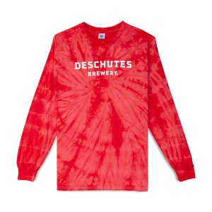 Deschutes_Long-Sleeve-Tee_Tie-Dye_Red_Front