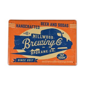 Millwood Brewing 12x18" full color tacker