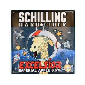 Schilling Cider 16\" square full color tacker