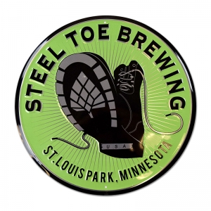 Steel Toe 16\" round 3-color tin tacker