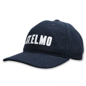 St. Elmo felt dad cap with applique letters