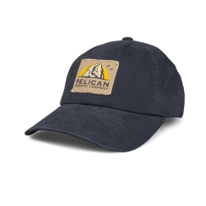 Pelican_Dad-Cap_Sunset-Patch_Dark-Navy_Front