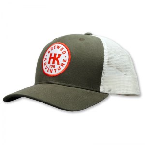 Hana Koa patch green trucker hat