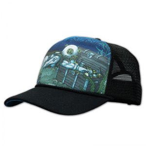 Block 15 full sublimated foam trucker