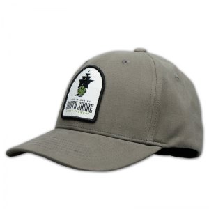 South Shore grey flex style hat with patch