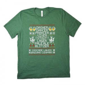 CascadeLakes_Tshirt_Xmas2019_Green_800px