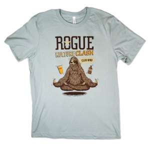 Rogue blend tee with water based inks.