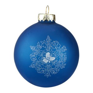Trillium Glass Ornament