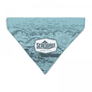 Seaquake_Collar-Bandana_Ocean-Illustration_Teal_Front