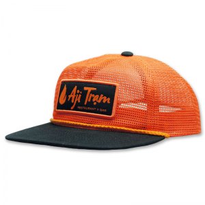Aji Tram all mesh grandpa hat with patch
