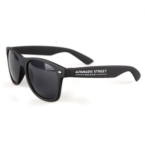 Alvarado Street matte black sunglasses